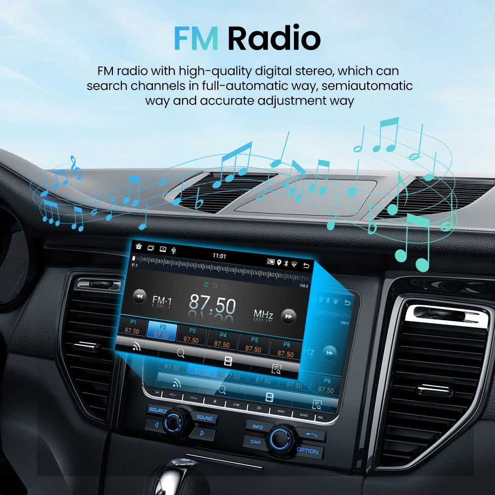 GEARELEC 9 "Car Radio For VW Golf Passat B6 B7 Skodas sat Octavia Polo Tiguan 2 Din wireless Android 13 CarPlay Android RDS Auto DSP BT 4G GPS Car Multimedia Player For Volkswagen