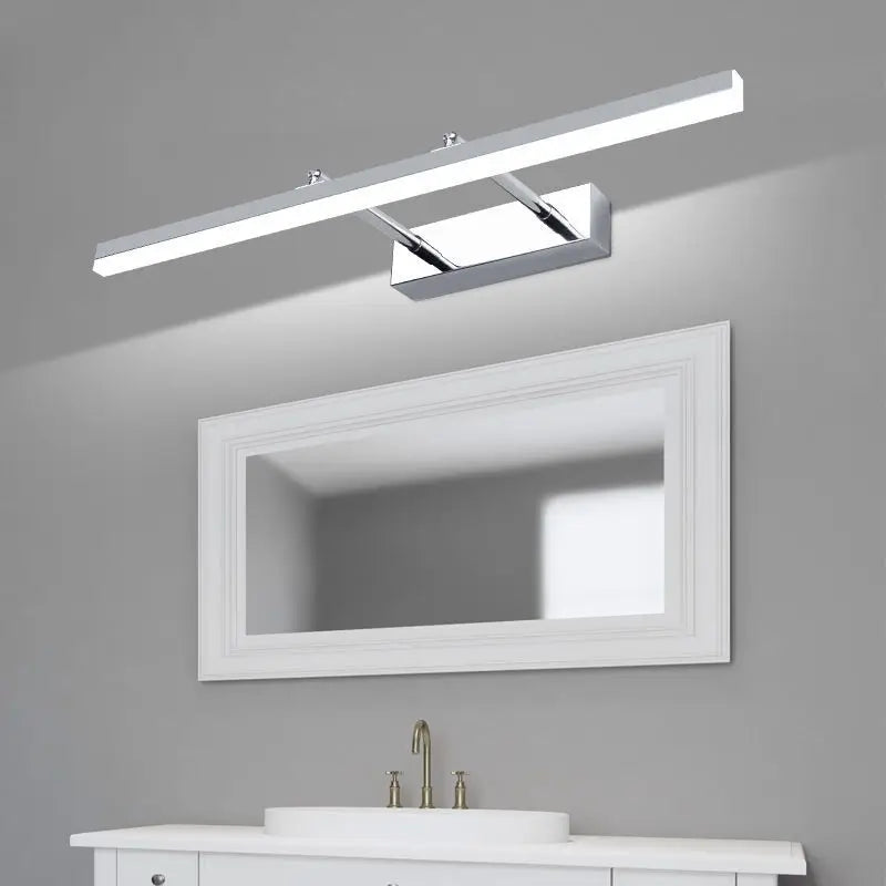 Indoor Bathroom Mirror Wall Lamp Metal Material Electroplate Body Retractable Sconce Light LED Dressing Table Mirror Wall Lustre