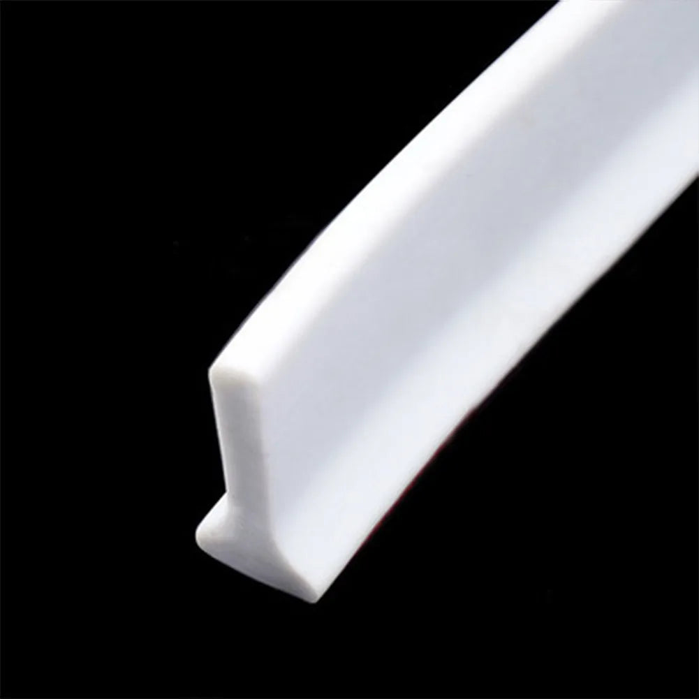 Barrière de douche en silicone en caoutchouc, Bande d'étanchéité de salle de bain étanche, Bande de rétention d'eau pliable, Bande d'étanchéité de bas de porte