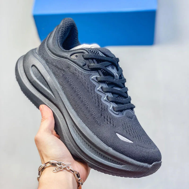 Trendy Unisex Breathable Mesh Running Sneakers, Lightweight Shock-Absorbing Casual Running Shoes