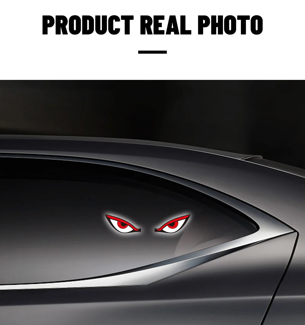 Monster Eye Antenna Flash Light Solar Car Decoration Demon Light Universal Roof Anti-Rear-End Demon Eye Modification