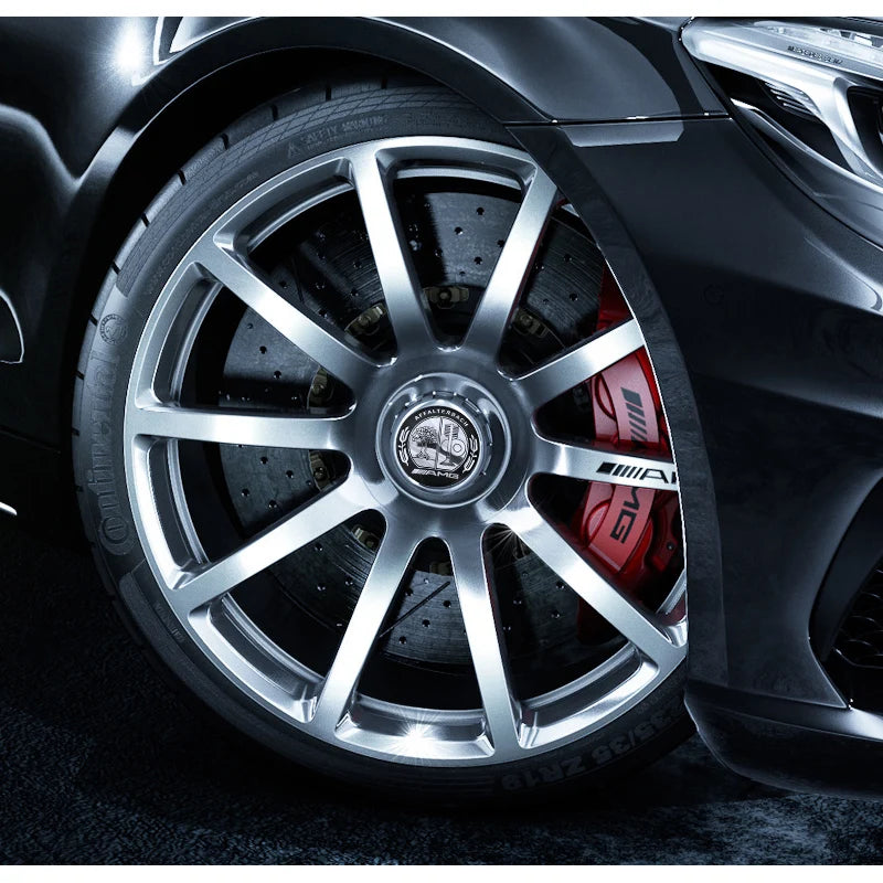 1Set Car Wheel Stickers 56mm Auto Center Hub Cap Decal For Mercedes Benz AMG Smart W205 C300 W203 W206 W108 W124 W126 W140 W168