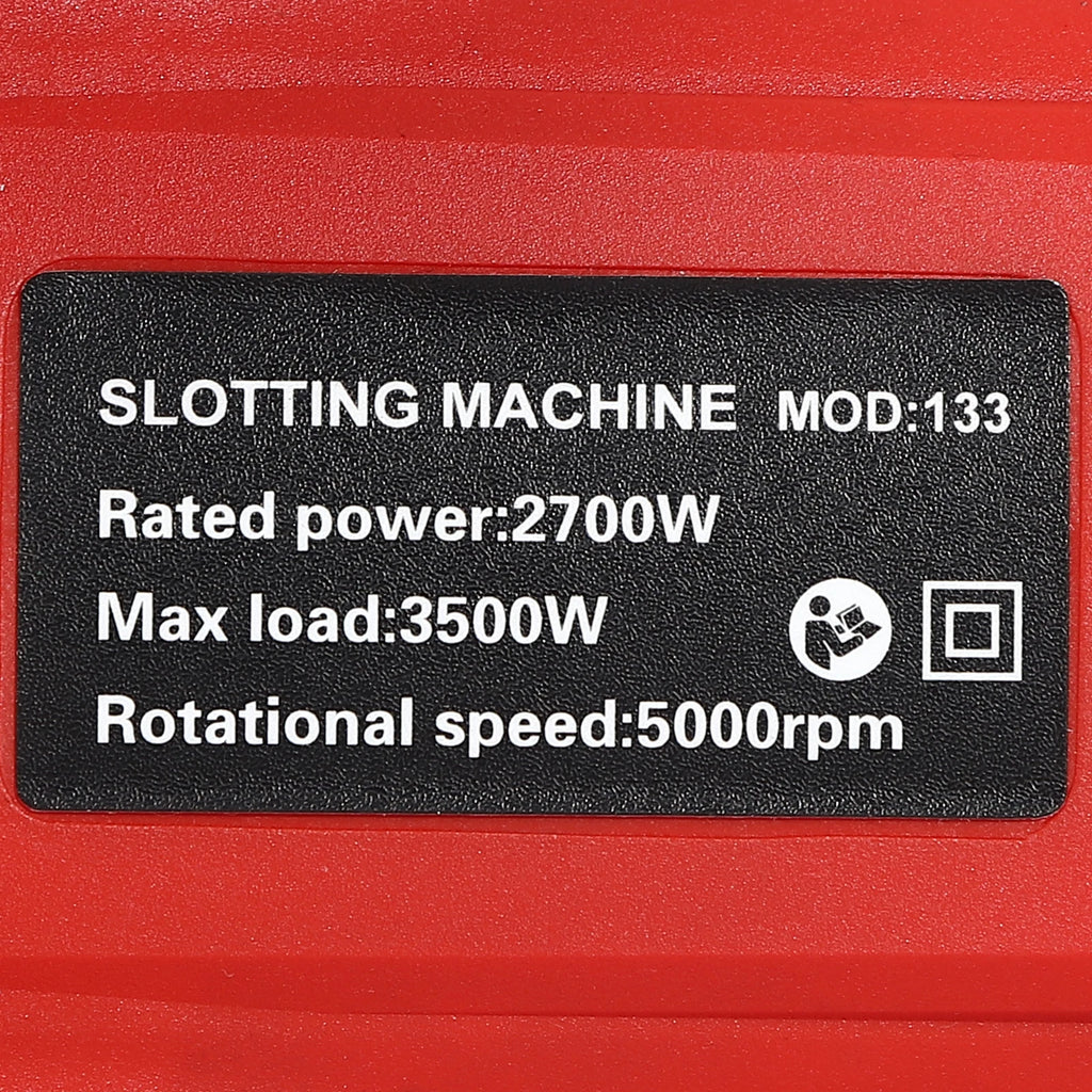2700W Wall Chaser Concrete Cutter 133mm Concrete Circular Saw Slotter Electric Laser Aiming Groove Slotting Machine