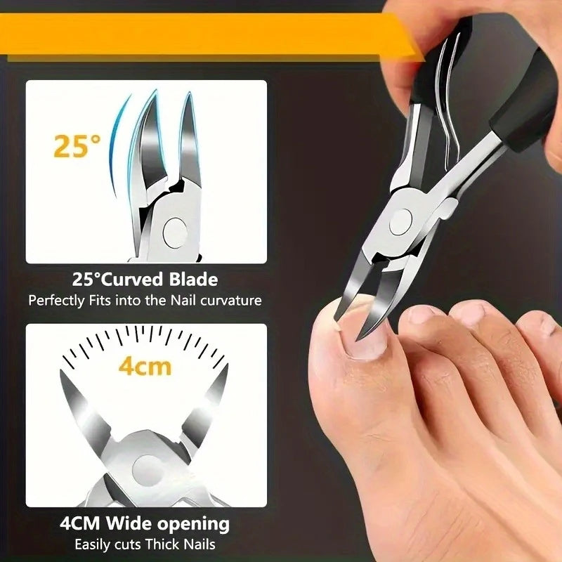 Foot Care Tool Set, Anti-Splash Nail Clipper & Pumice Stone, Dead Skin Callus Remover Pedicure Scraper For Household Foot Beauty
