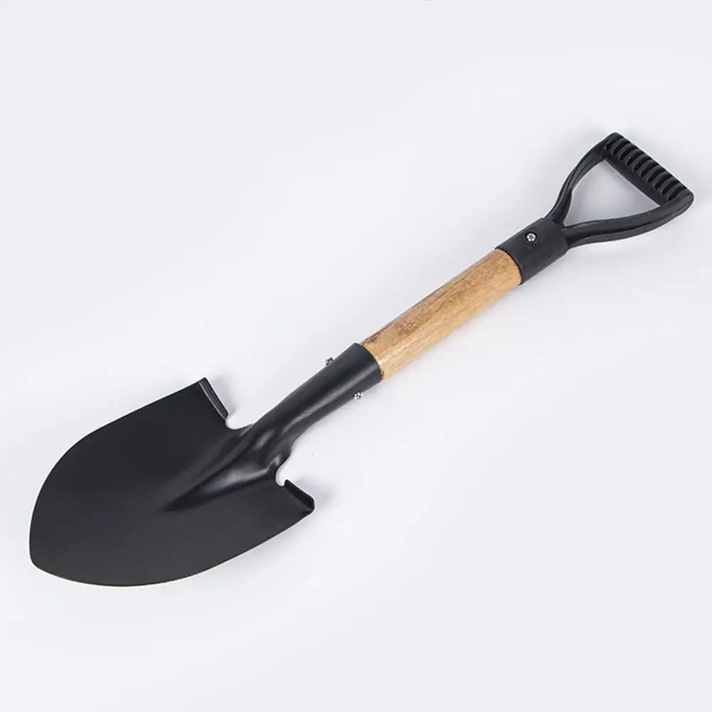 36cm Garden Shovel WIth Wooden Handle Stainless Steel Mini Planting Digging Practical Tool Flower Vegetable Children Adult Toy