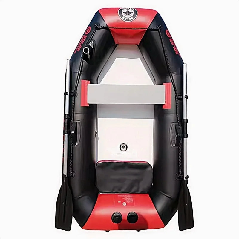1.75M PVC Inflatable Fishing Boat with Air Mat Floor Surfing Canoe Racing Boats and Kayak Adult Watersport Outdoor Accessories