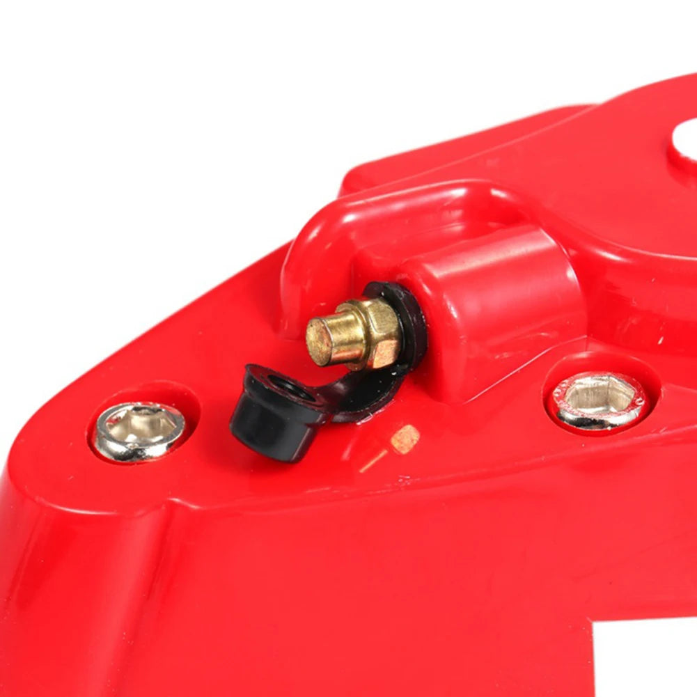 2pcs Car Tire Wheel Hub Disc Brake Caliper Cover Car Disc Brake Caliper Covers Modification for 14-18inch Front Rear Wheel Hub