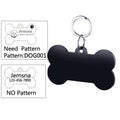 Dog ID Tag Free Engraving Name Tel Cat Collar Harness Pendant Clothes Accessories For Pet Custom Puppy Kitten Leash Pet Supplies