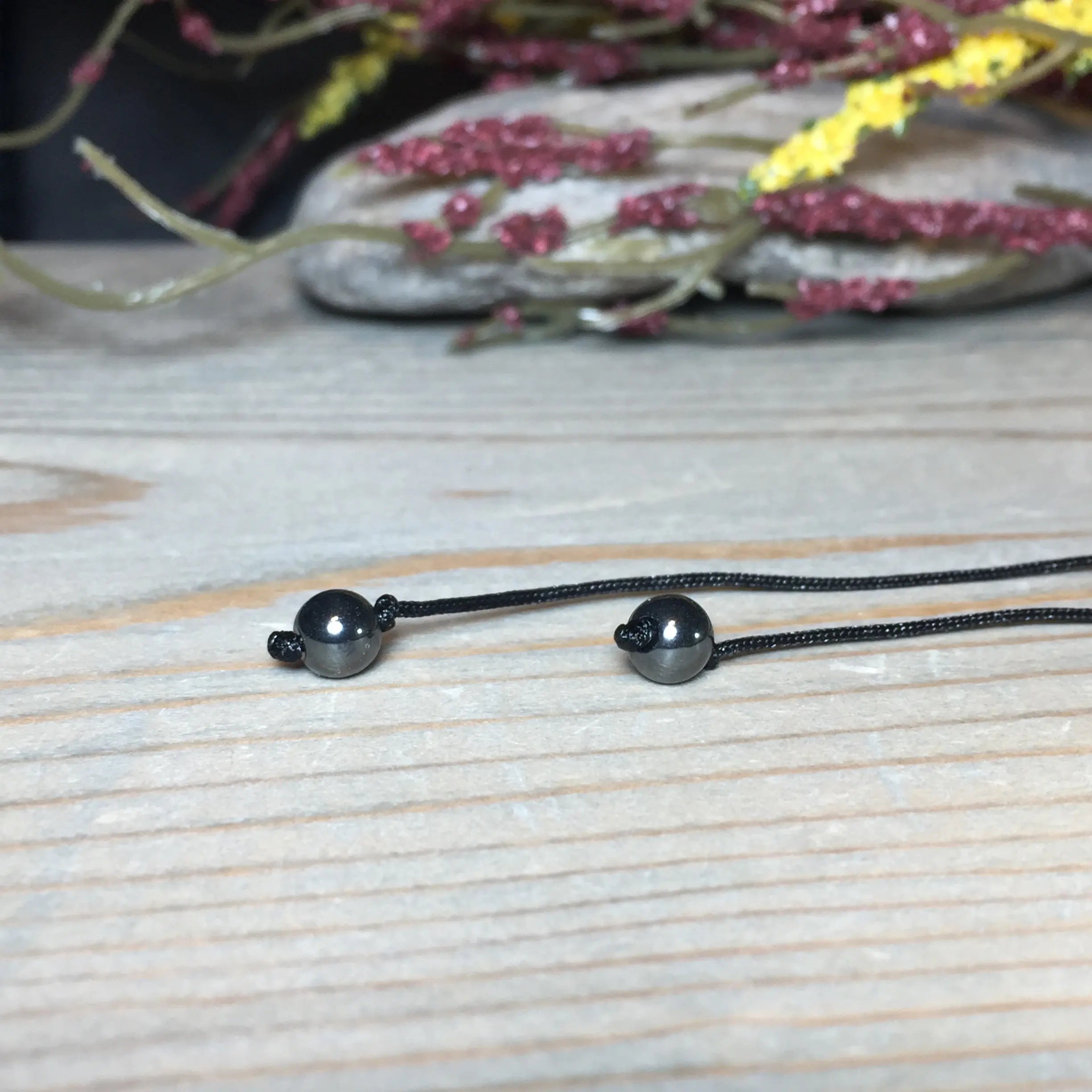 Protection Black Necklace for Men and Women, Adjustable Drawstring Necklace, 1pc