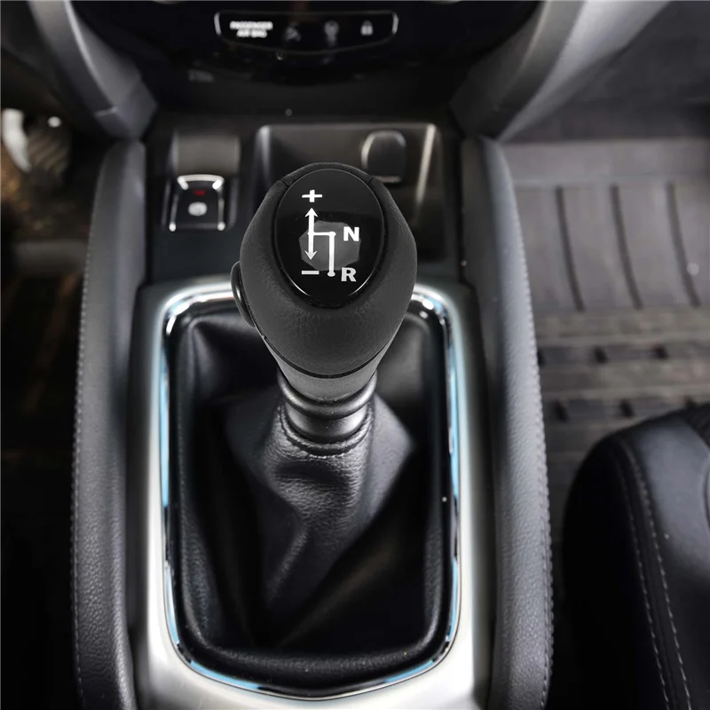 A09E-Auto Parts Leather Automatic Gear Shift Knob Lever Shifter For Mercedes Benz Smart Fortwo Roadster 450 451 Brabus Fortwo