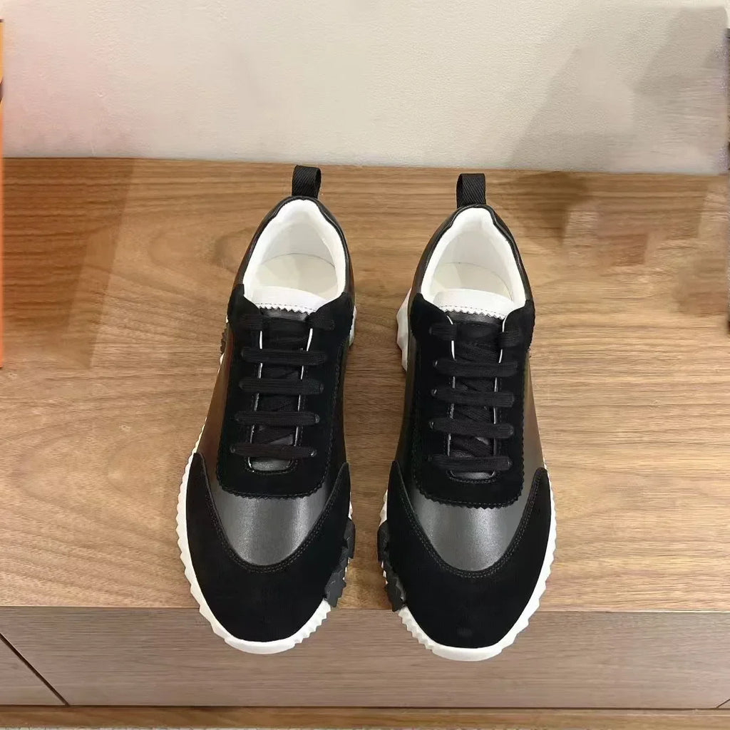New casual sports shoes, fashionable single shoe versatile shoes, comfortable genuine leather