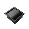 VGX Embedded Toilet Paper Holder Concealed Roll Tissue Box 304 Stainless Steel Wall Mount Bathroom Accessories Matt Black Polish