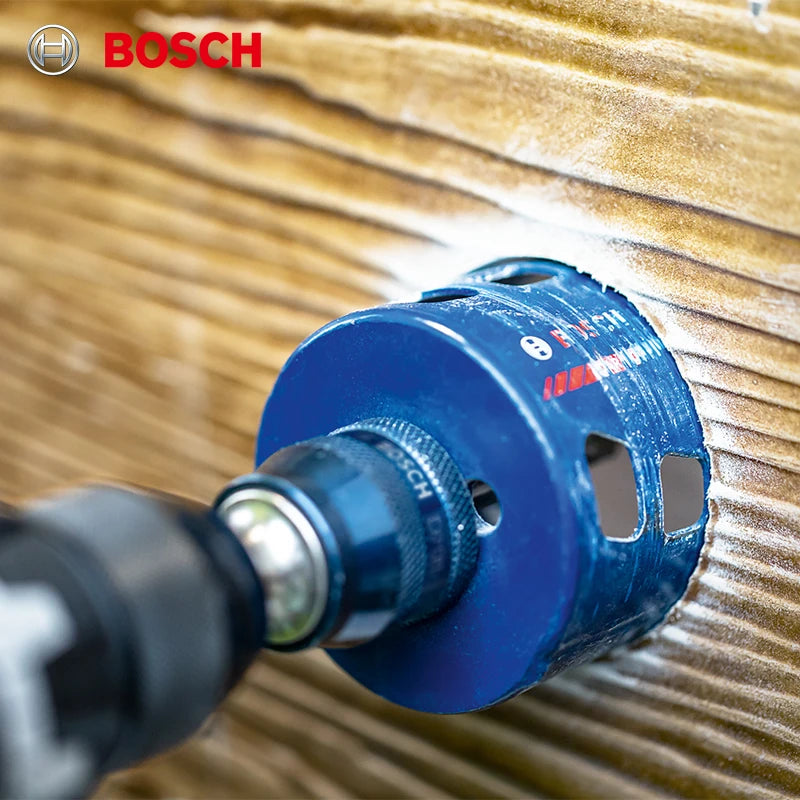 Bosch 1x Scie cloche Expert Professional pour matériaux durs, kit de démarrage pour bois et métal, diamètre 20mm-70mm