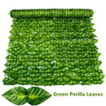 Artificial Privacy Fence Screen Faux Ivy Leaf Hedges 200/100cm Long Leaf Fence Panels Indoor Outdoor Garden Deck Balcony Screen