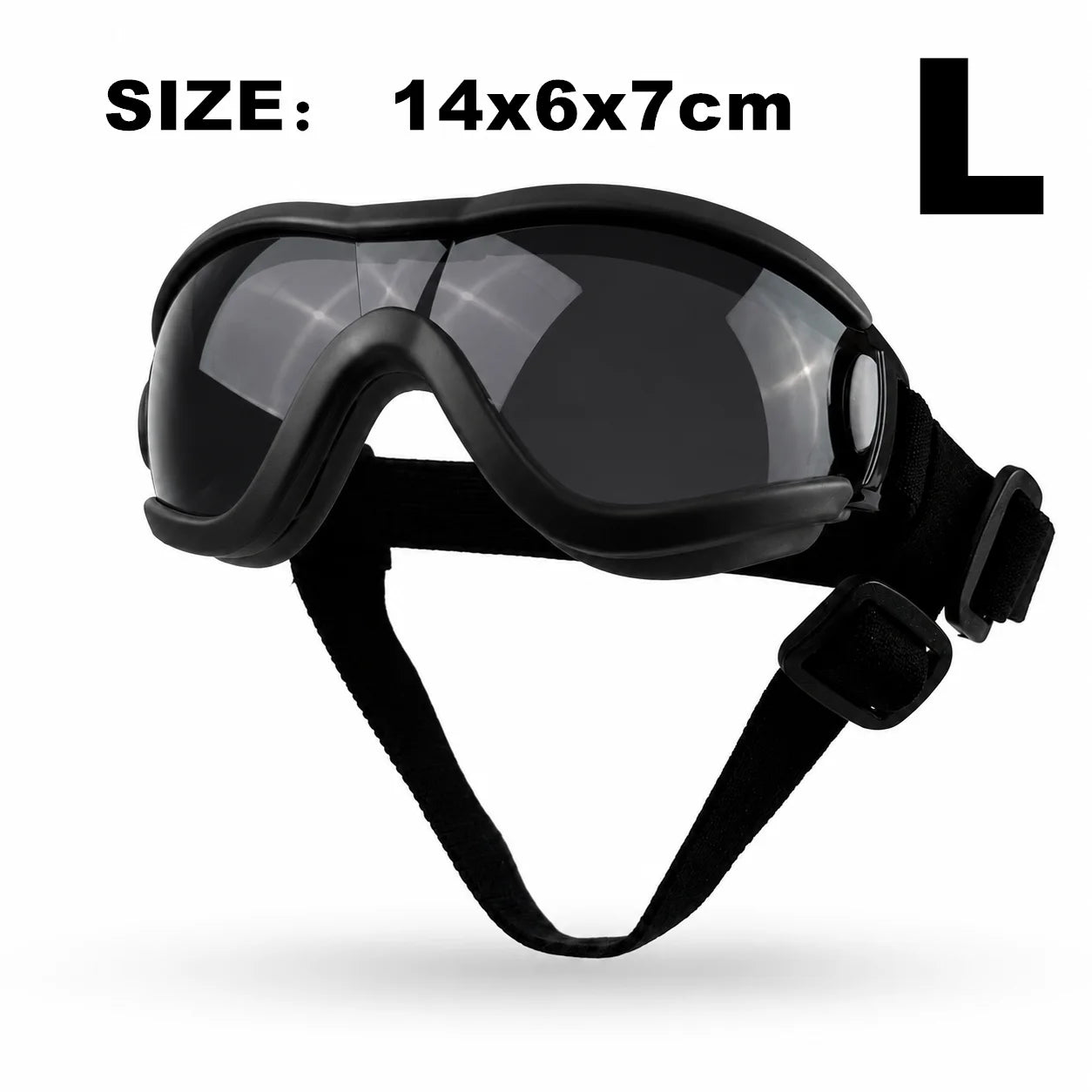 Pet Adjustable Dog Goggles Sunglasses Anti-UV Sun Glasses Eye Wear Protection Black Widely Used Dog Sunglasses Pet Dog Supplies