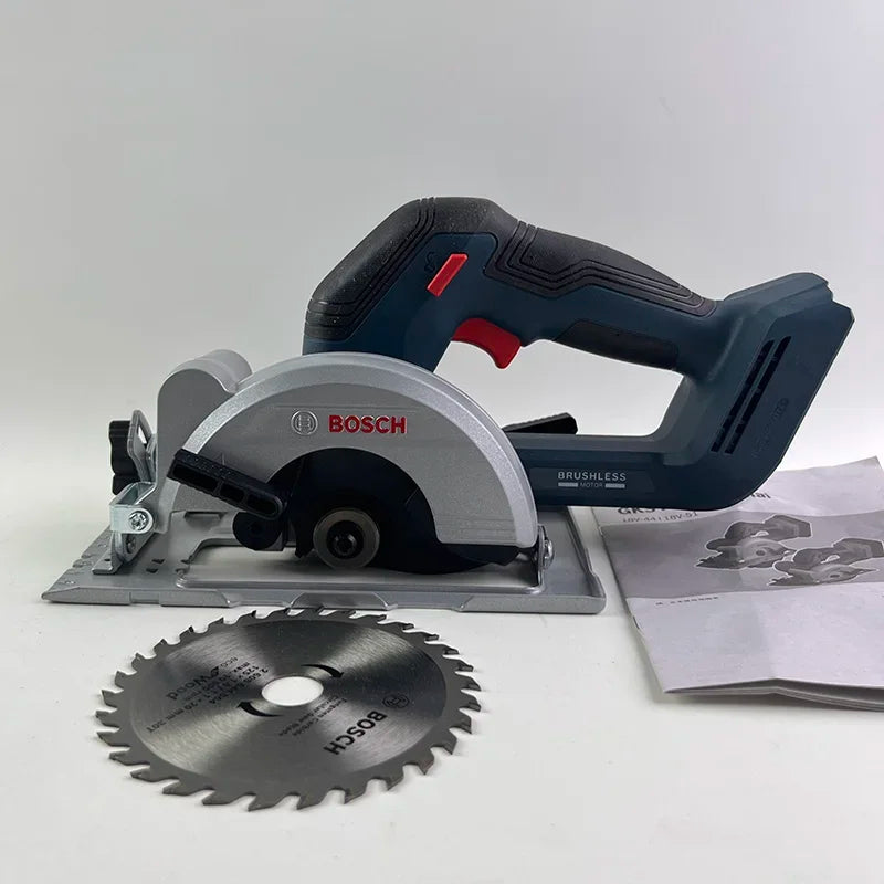 Scie Circulaire Sans Fil Bosch GKS18V-44 Bricolage Bois 125MM Sans Balais 18V Batterie Lithium Machine à Couper le Bois Outil Électrique