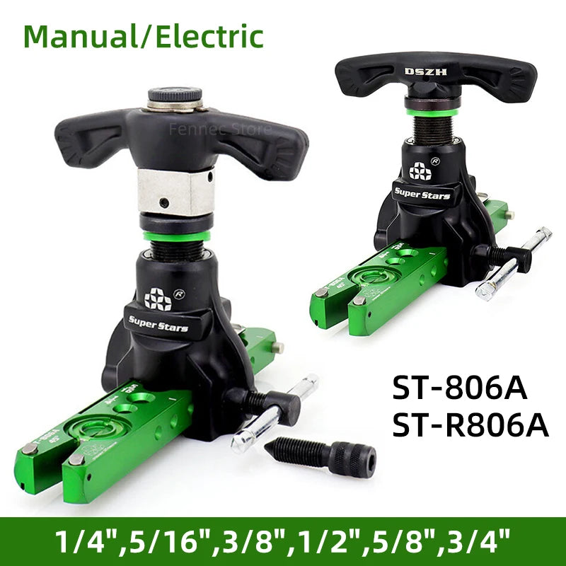 ST-R806A  ST-806A Air-conditioning Copper Pipe Maintenance Eccentric Tube Tool Ratchet Flashlight Dual-purpose Expander
