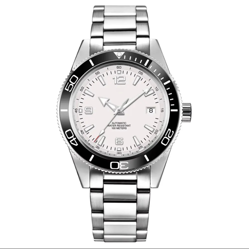 Custom watch logo for man Automatic high quality 41mm  NH35 Mechanical Watches Waterproof Sapphire Ceramic Bezel