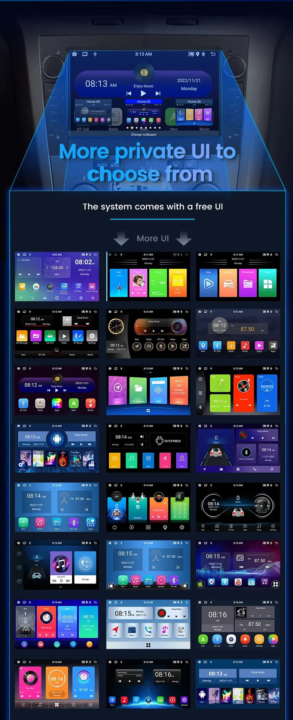 CarPlay Android Auto Car Radio for Renault Clio 4 2012-2017 GPS Intelligent Systems Stereo Multimedia Autoradio 7 inches