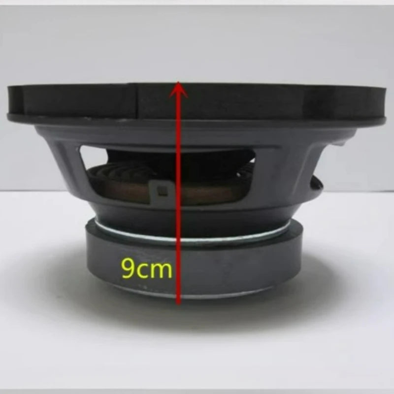 SOTAMIA 1PC Caisson de basse 6,5 pouces 4 Ohm 200W Haut-parleur en carton pour Home Cinéma Haut-parleur intelligent Modification de mise à niveau de caisson de basse de voiture