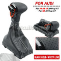 Auto Automatic Shift Knob For Audi A6 C6 A4 B8 A5 Q5 2009 2010 2011 2012 2013 2014 Gear shift knob boot