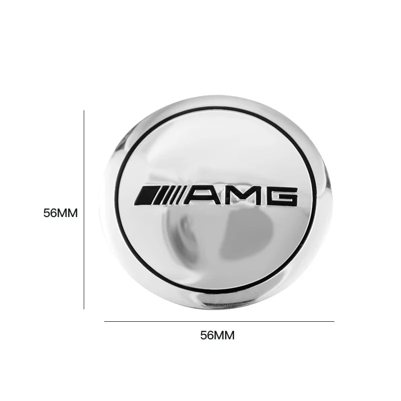 1Set Car Wheel Stickers 56mm Auto Center Hub Cap Decal For Mercedes Benz AMG Smart W205 C300 W203 W206 W108 W124 W126 W140 W168