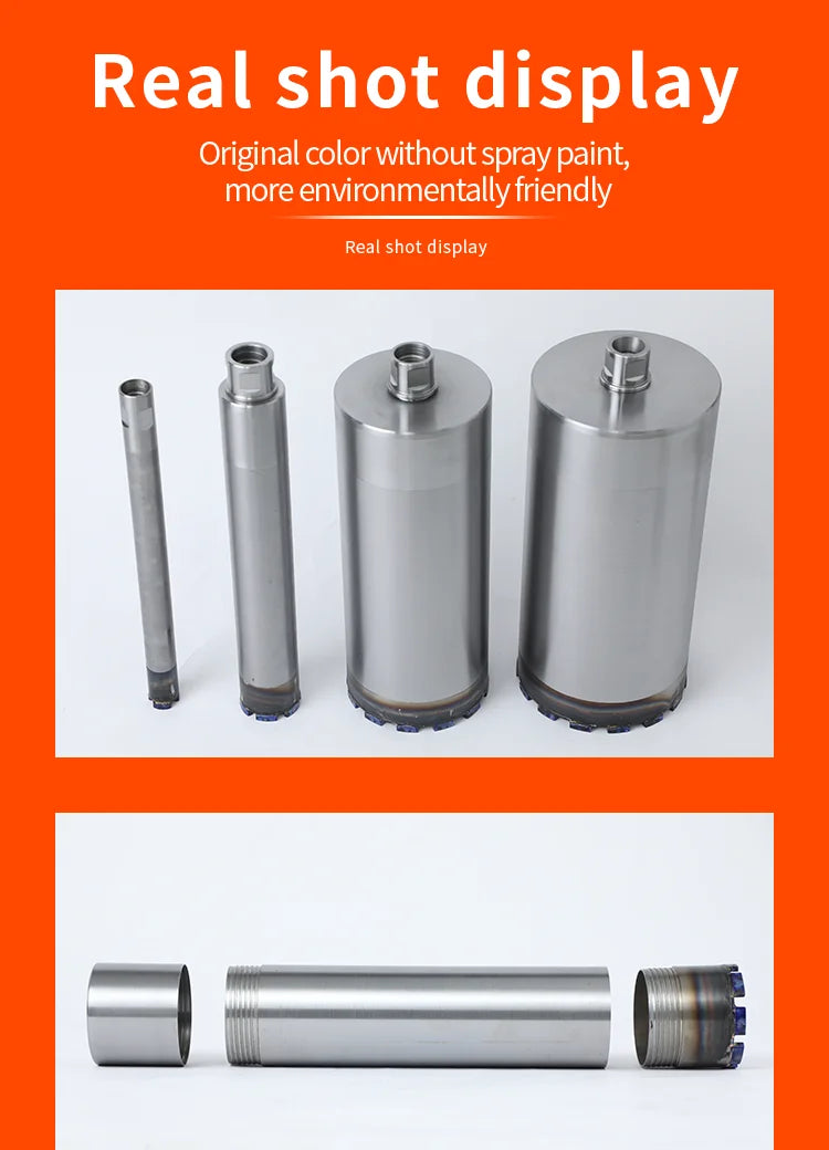 LAANCI Thread M22 1 1/4UNC Diamond Core Extended drill bit for Reinforced Concrete 25-400mm Total Length 420mm Punching Holes