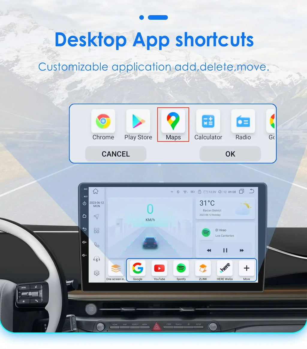 Hizpo 2Din 9inch CarPlay Android Auto Car Radio for Peugeot 307 307CC 307SW 2002 - 2013 Multimedia Navigation GPS RDS DSP 4G BT