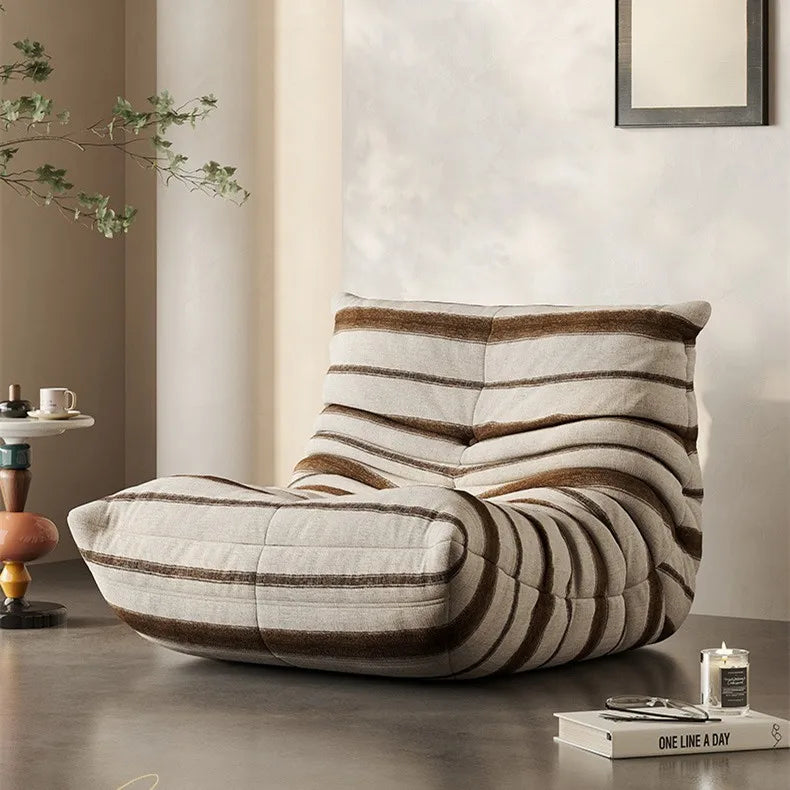 DIGGERA Single Lazy Sofas Chair Togo Sofa Couch Memory Foam Bean Bag Chair For Living Room Bedroom Fireside Chairs