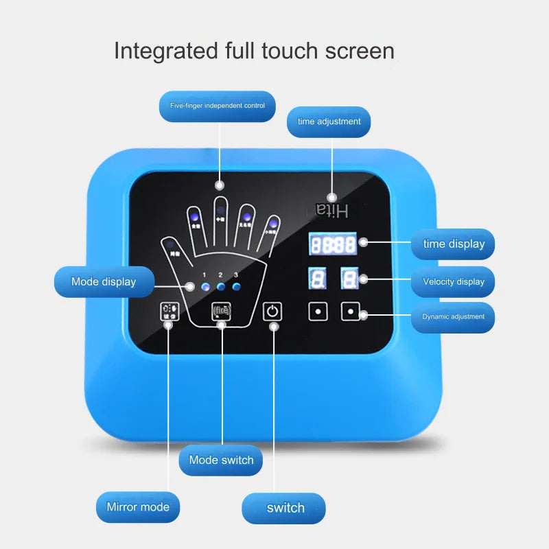 Portable Rehabilitation Robot Gloves Stroke Hemiplegia Cerebral Infarction Trainer Finger Exerciser Hand Function Repair