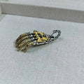 Robot Hand With Movable Fingers Mechanical Bionic Hand Pendant Car Interior Hanging Ornament EDC Charm Display Decoration