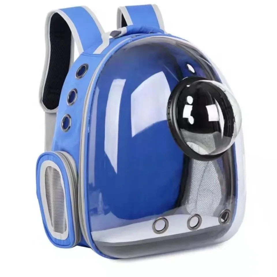 Large Capacity Oxford Pet Carrier Backpack for Medium-Sized Dogs Luxury Classic Design Zipper Closure Breathable Solid Pattern