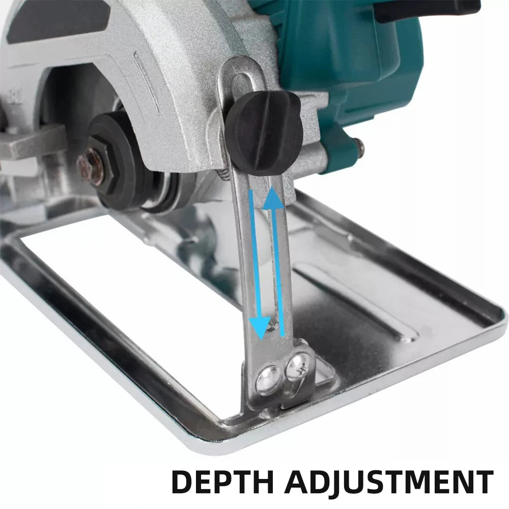 Brushless Electric Circular Saws 5Inch Cordless Cutting Tool Handheld Woodworking Tools for Makita 18V Battery