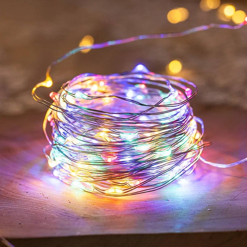 LED String Light 1/2/3/5/10M Waterproof String Lights Holiday Decoration  Fairy Lights Outdoor Garden Christmas String Lights