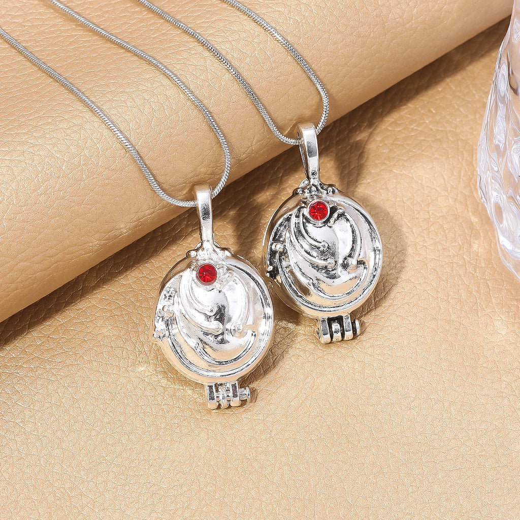 The Vampire Diaries Necklace Elena Gilbert Fashion Vervain Verbena Pendant Photo Locket Jewelry Men Women Christmas Party Gifts