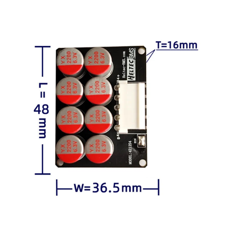 5A 5.5A  Active Equalizer Balancer Lifepo4 / Lipo/ LTO Battery Energy equalization Capacitor 3S 4S 5S 6S 7S 8S 14S 16S 20S 24S