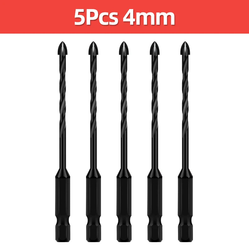 TOOLEYE Cross Hex Drill Bit Set
