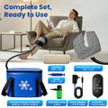 Cold Therapy Cryo Freeze System Quiet Pump Ice Compression for Post-Surgery ACL MCL Sprain Swelling Recovery Knee Leg Ankle
