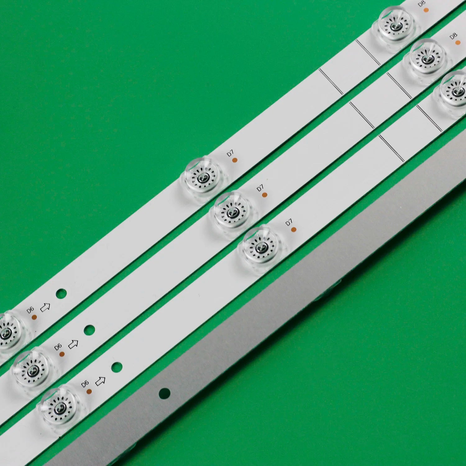New 4pcs/Kit LED Strips for 55 TV SJ HO D5501201 3030BS M HF SJ.HO.D5501201-3030BS-M-HF 180818 PC65333A 1201969 55R6E