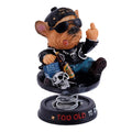Wear-resistant Bulldog Car Ornaments Feel Comfortable Resin Material Car Dashboard Decoration Car Accessories Interior Decor