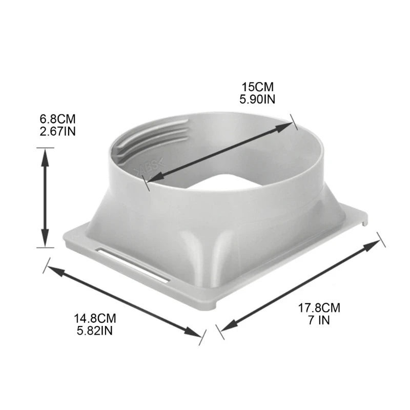 2023 New Mobile Air Condition-Exhaust Hose Coupler Duct Pipe Portable Window Vent Adapter Extender Connector Spare