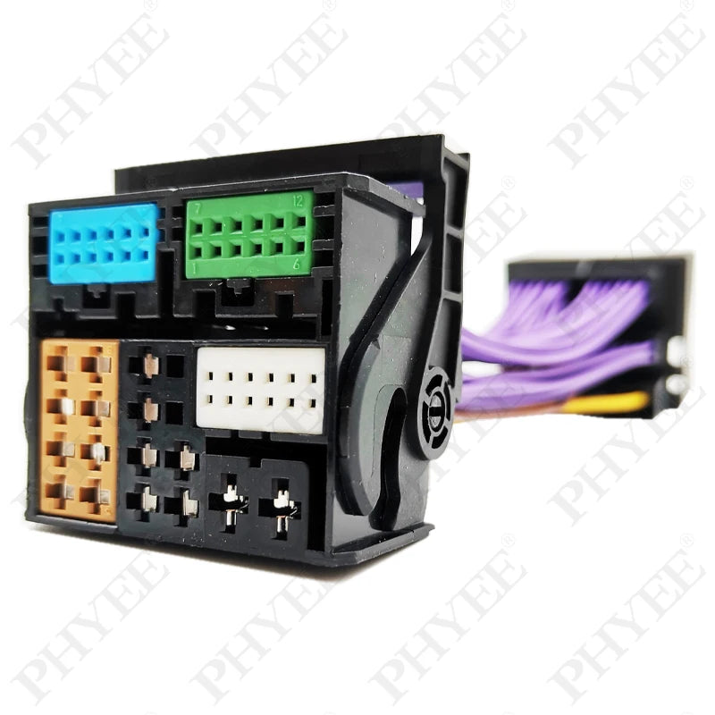 Rallonge de faisceau de connecteur Quadlock 52 broches, adaptateur Plug and Play, câble de câblage pour Volkswagen Golf Jetta Tiguan Passat Audi A3 A6
