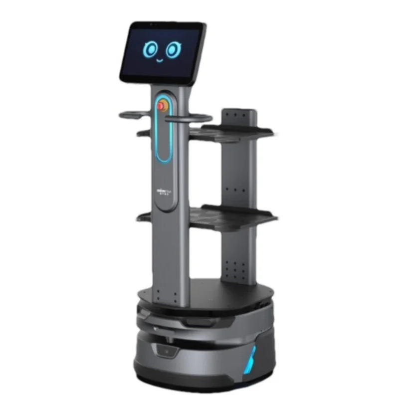 AI Humanoid Reception Service Robot Self Driving Hotel Restaurant Robot SLAM VSLAM Navigation Intelligent Customer Service Robot