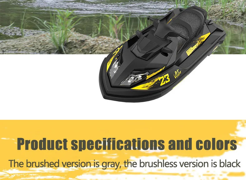 UDI023 RC Speedboat 2.4G Jet Spray RC Boat Remote Control Ship Waterproof Self-Righting LED Lights RTR High-Speed Models Toys