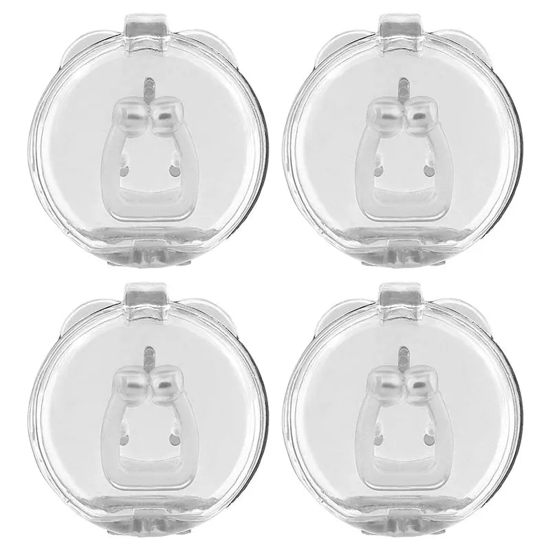 NEW Silicone Magnetic Anti Snoring Device Stop Snoring Mini Nose Clip Improve Sleeping For Men/Women Beauty Health 1/2/4PCS