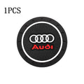 For Audi Sline A7 A8 Q1 Q2 TT A1 A2 A3 A4 A5 A6 Q3 Q4 Q5 Q6 Q7 Q8 TT S3 S5 S7 A4L A6L Car Water Cup Non-Slip Mat Pad Accessory