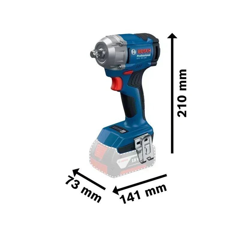 BOSCH GDS 18V-350 Cordless Impact Wrench 3-Gear Adjustment Impact Driver 350Nm Torque Electric Wrench Power Tools GDS18V-350