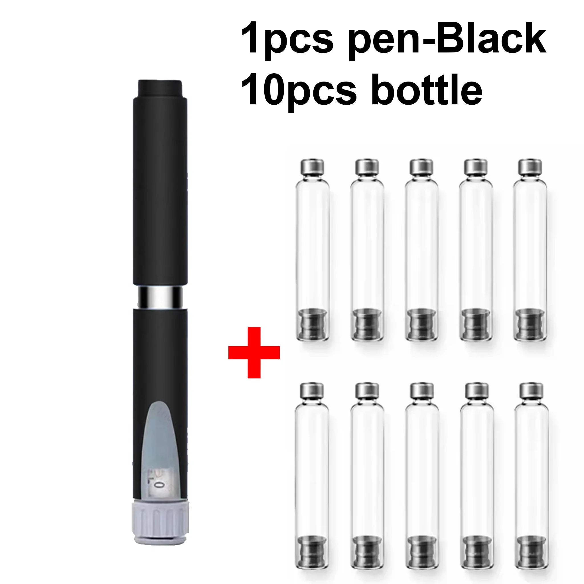Reusable Pen Injector,Cartridges Set Portable Insulin Injection Pens Peptide Pen Dose Control ,Perfect for 3ml Cartridges