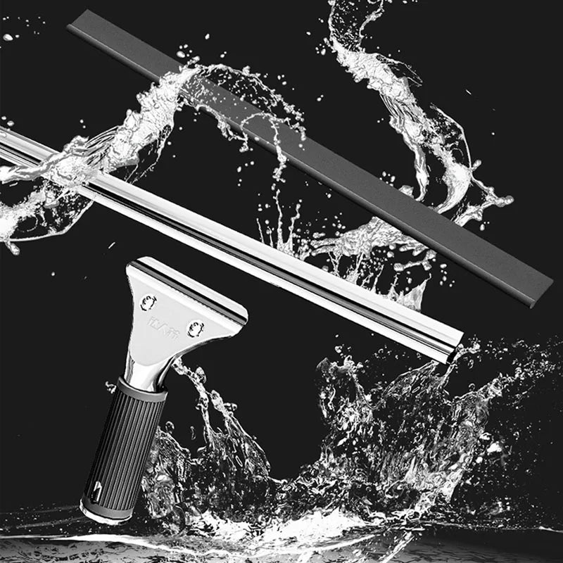 25/30/35/40cm Glass Cleaning Squeegee Window Wiper Window Cleaning Tool Rubber Blade for Bathroom Shower Home Car Glass Cleaning