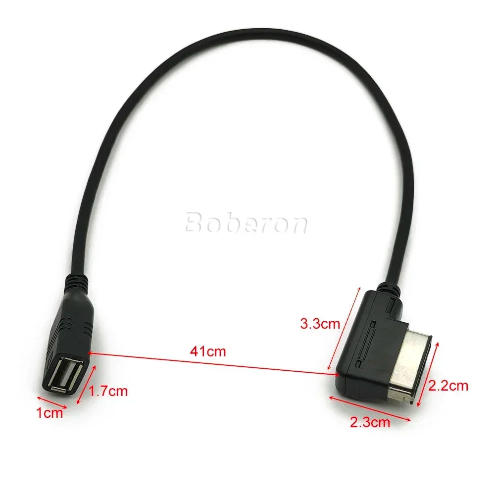 Pour AUDI A3 A4 A4L A5 A6 A8 Q5 pour VW Golf Câble USB AUX Musique MDI MMI AMI vers USB Femelle Interface Audio Adaptateur de Fil AUX